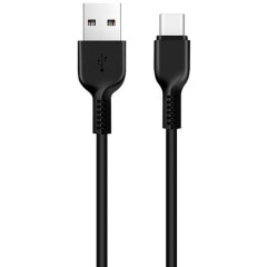 Кабель USB - USB Type-C, 1м, HOCO X20 Black (HC-68846)