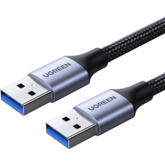 Кабель USB 3.0 A (M) - A (M), 2м, UGREEN US373 Black