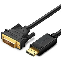 Кабель DisplayPort (M) - DVI (M), 2м, UGREEN DP103 Black