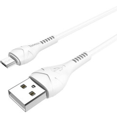 Кабель USB - microUSB, 1м, HOCO X37 White (HC-10505)