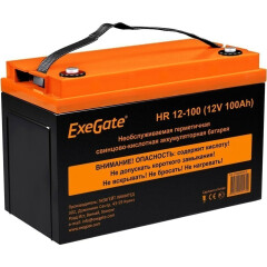 Аккумуляторная батарея Exegate HR 12-100