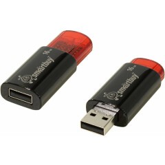 USB Flash накопитель 16Gb SmartBuy Click Black (SB16GBCL-K)