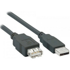 Кабель удлинительный USB 2.0 A (M) - A (F), 1м, Filum FL-C-U2-AM-AF-1M