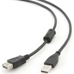 Кабель удлинительный USB 2.0 A (M) - A (F), 1м, Filum FL-CPro-U2-AM-AF-F1-1M