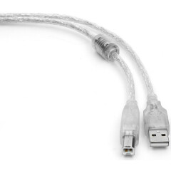 Кабель USB 2.0 A (M) - B (M), 0.75м, Gembird CCF-USB2-AMBM-TR-0.75M