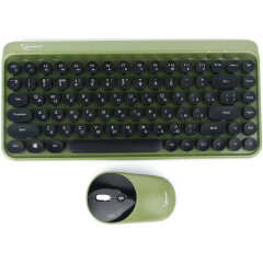 Клавиатура + мышь Gembird KBS-9001 Green