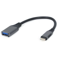 Переходник USB A (F) - USB Type-C, 0.15м, Сablexpert A-OTG-CMAF2-01