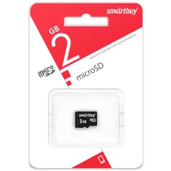 Карта памяти 2Gb MicroSD SmartBuy (SB2GBSD-00)