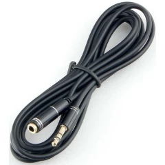 Кабель удлинительный 3.5 Jack (M) - 3.5 Jack (F), 2м, Cablexpert CCAB-02-35MF-2MB