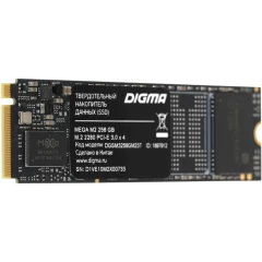 Накопитель SSD 256Gb Digma Mega M2 (DGSM3256GM23T)