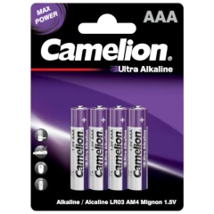 Батарейка Camelion Ultra LR03-BP4UT (AAA, Alkaline, 4 шт)