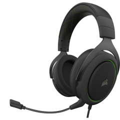 Гарнитура Corsair HS50 PRO STEREO Black/Green (CA-9011216-EU)