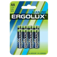 Батарейка Ergolux LR6 (AA, 8шт)