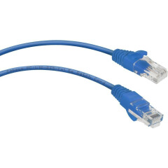 Патч-корд Cabeus PC-UTP-RJ45-Cat.5e-0.5m-BL, 0.5м