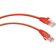 Патч-корд Cabeus PC-UTP-RJ45-Cat.5e-0.5m-RD, 0.5м