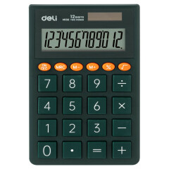 Калькулятор Deli EM130 Green