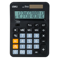Калькулятор Deli EM210 Black