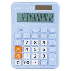 Калькулятор Deli EM210F Blue