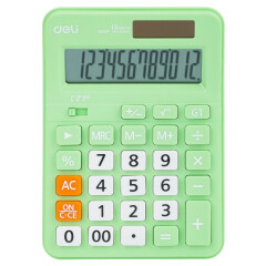 Калькулятор Deli EM210F Green