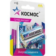 Батарейка КОСМОС KOCLR6BL6 (AA, 6 шт.)