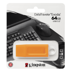 USB Flash накопитель 64Gb Kingston DataTraveler Exodia Orange (KC-U2G64-7GO)