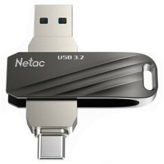 USB Flash накопитель 128Gb Netac US11 Silver/Black
