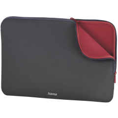 Чехол для ноутбука HAMA Neoprene H-216510 Grey/Red