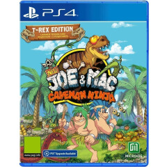 Игра New Joe & Mac - Caveman Ninja. T-Rex Edition для Sony PS4