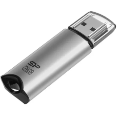USB Flash накопитель 128Gb Silicon Power Marvel M02 Silver (SP128GBUF3M02V1S)