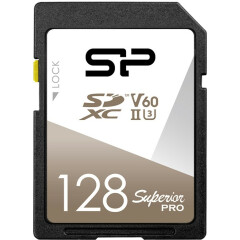 Карта памяти 128Gb SD Silicon Power Superior Pro (SP128GBSDXJV6V10)
