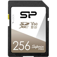 Карта памяти 256Gb SD Silicon Power Superior Pro (SP256GBSDXJV6V10)