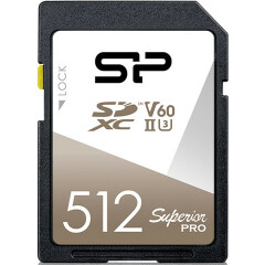 Карта памяти 512Gb SD Silicon Power Superior Pro (SP512GBSDXJV6V10)