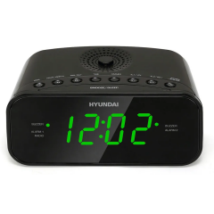 Радиобудильник Hyundai H-RCL221 Black/Green