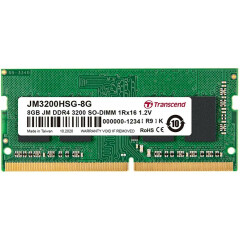 Оперативная память 8Gb DDR4 3200MHz Transcend SO-DIMM (JM3200HSG-8G)