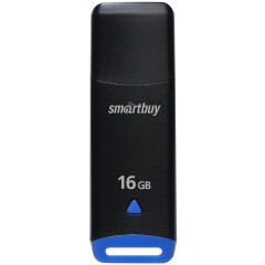 USB Flash накопитель 16Gb SmartBuy Easy Black (SB016GBEK)