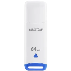USB Flash накопитель 64Gb SmartBuy Easy White (SB064GBEW)