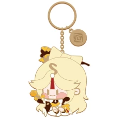 Брелок miHoYo Genshin Impact Chibi Character Metal Keychain Ningguang