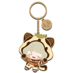 Брелок miHoYo Genshin Impact Chibi Character Metal Keychain Sayu