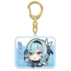 Брелок miHoYo Genshin Impact Chibi Expressions Character Acrylic Keychain Eula