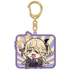 Брелок miHoYo Genshin Impact Chibi Expressions Character Acrylic Keychain Fischl