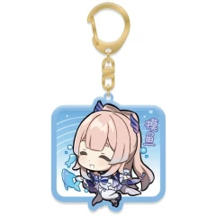 Брелок miHoYo Genshin Impact Chibi Expressions Character Acrylic Keychain Sangonomiya Kokomi