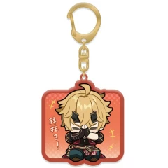 Брелок miHoYo Genshin Impact Chibi Expressions Character Acrylic Keychain Thoma