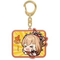 Брелок miHoYo Genshin Impact Chibi Expressions Character Acrylic Keychain Yoimiya