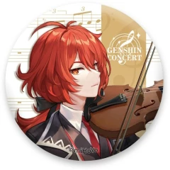 Значок miHoYo Genshin Concert Melodies of an Endless Journey Can Badge Diluc