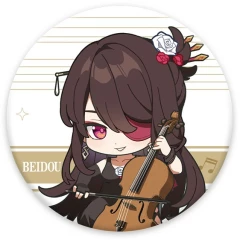 Значок miHoYo Genshin Concert Melodies of an Endless Journey Chibi Character Badge Beidou