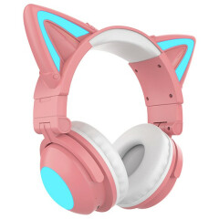 Гарнитура QUMO Party Cat mini Pink/Blue