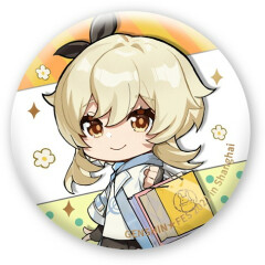 Значок miHoYo Genshin Fes Chibi Character Can Badge Lumine