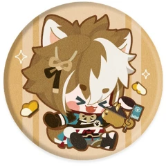 Значок miHoYo Genshin Impact Chibi Character Cloth Badge Canine Warrior Gorou