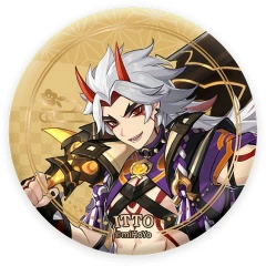 Значок miHoYo Genshin Impact Inazuma Character Can Badge Arataki Itto