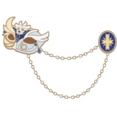 Значок miHoYo Genshin Impact Noblesse Oblige Metallic Pins Circlet of Logos Royal Masque